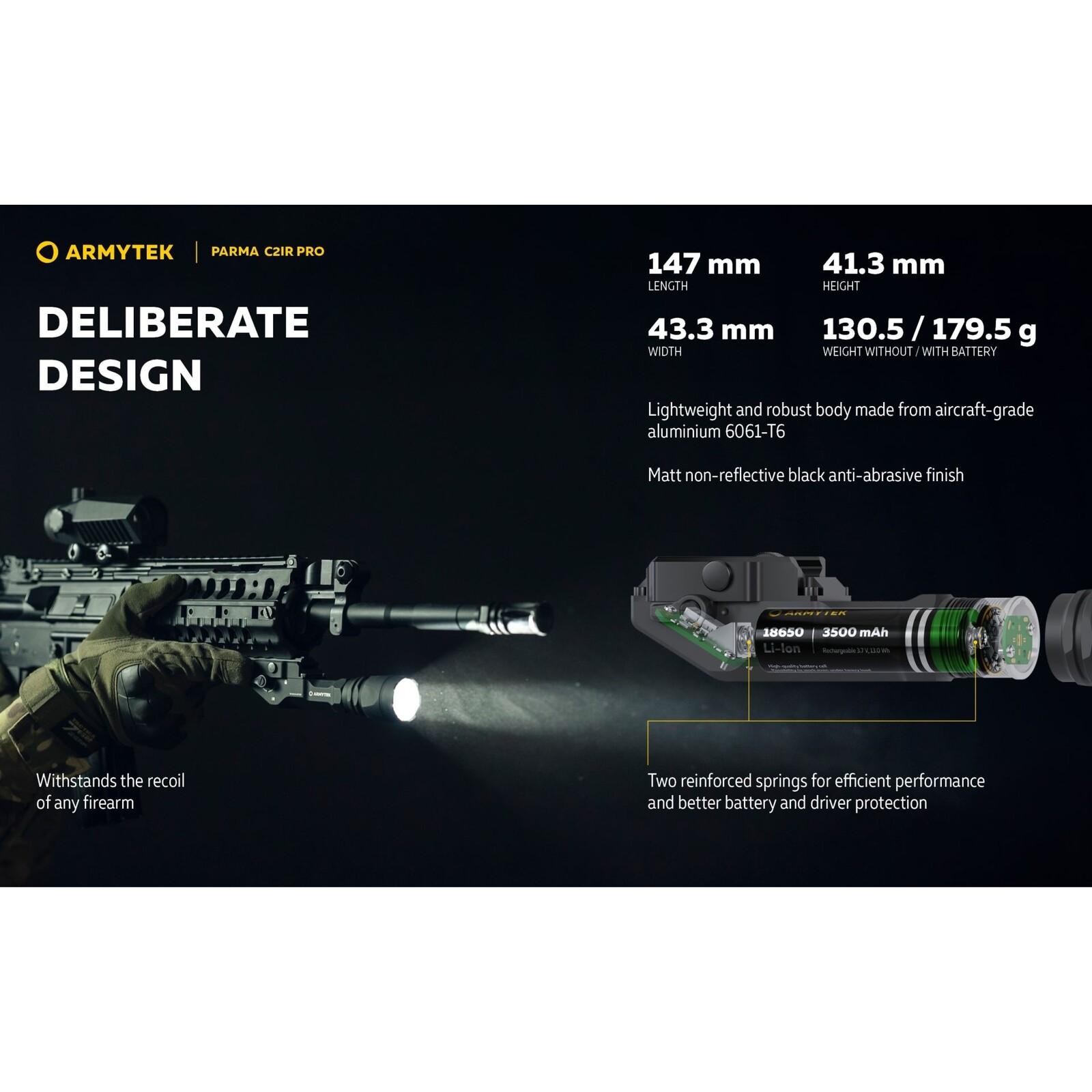 Armytek Armytek Parma C2IR Pro | White light + 940 IR