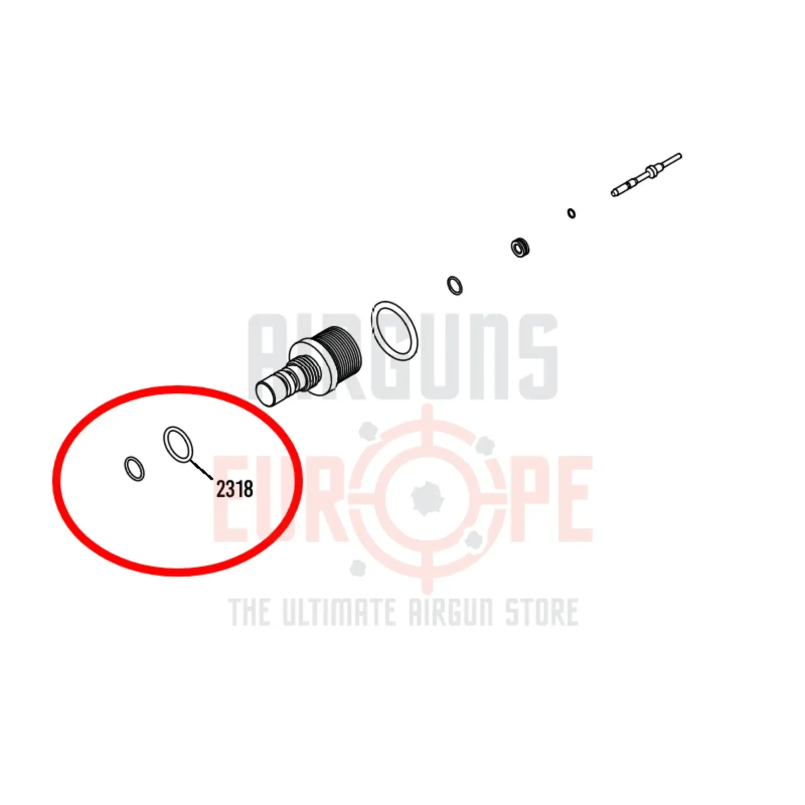 Hatsan Hatsan 2318 | Valve connection seal Nova Star