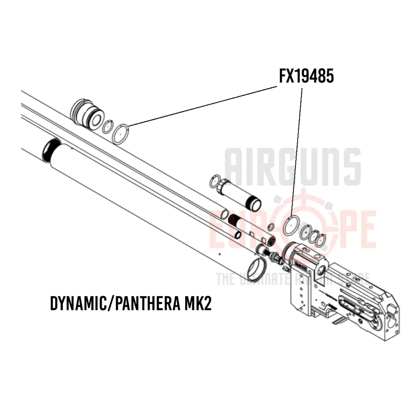 FX Airguns FX19485 Plenum tube seal