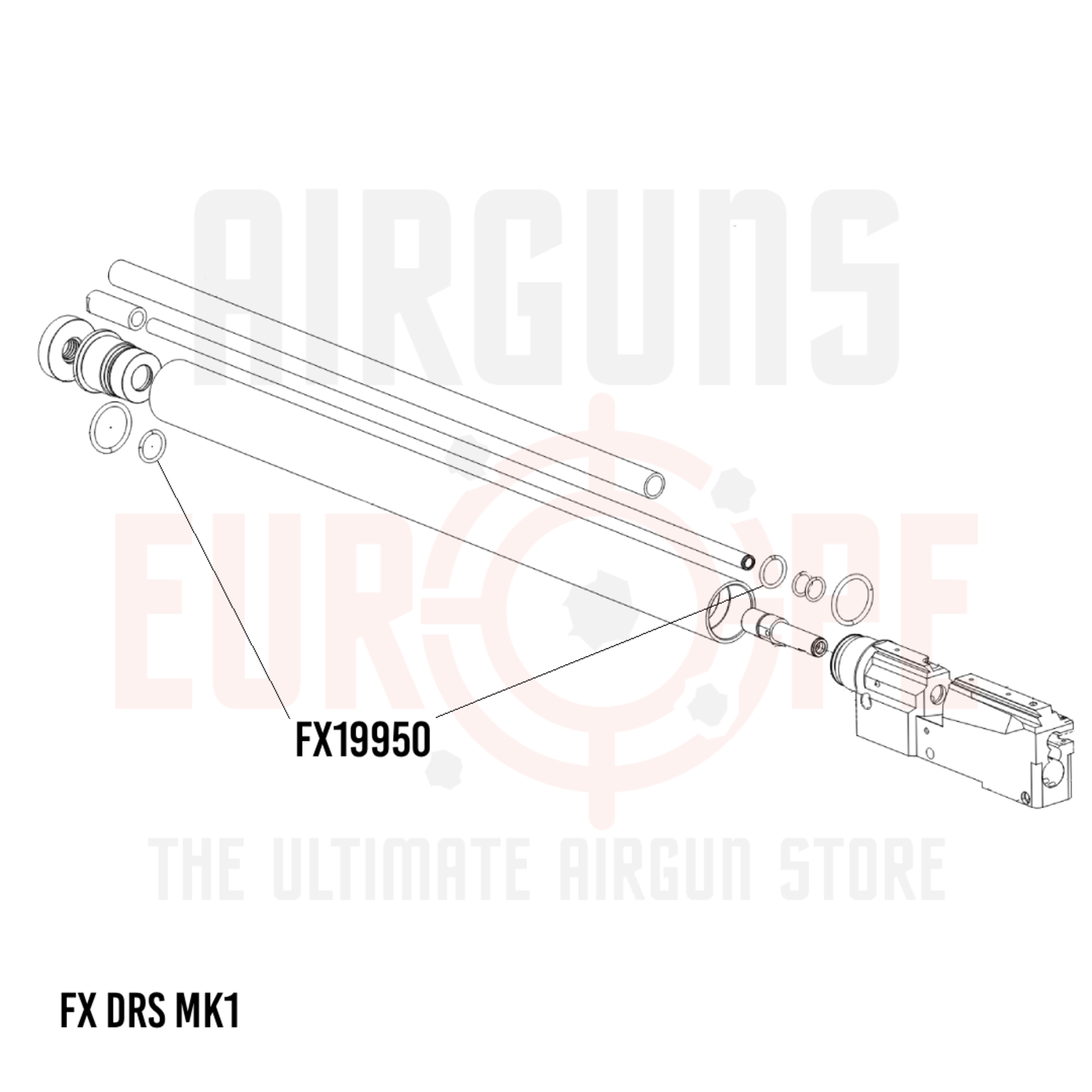 FX Airguns FX19950 FX DRS Barrel-Air tube seal