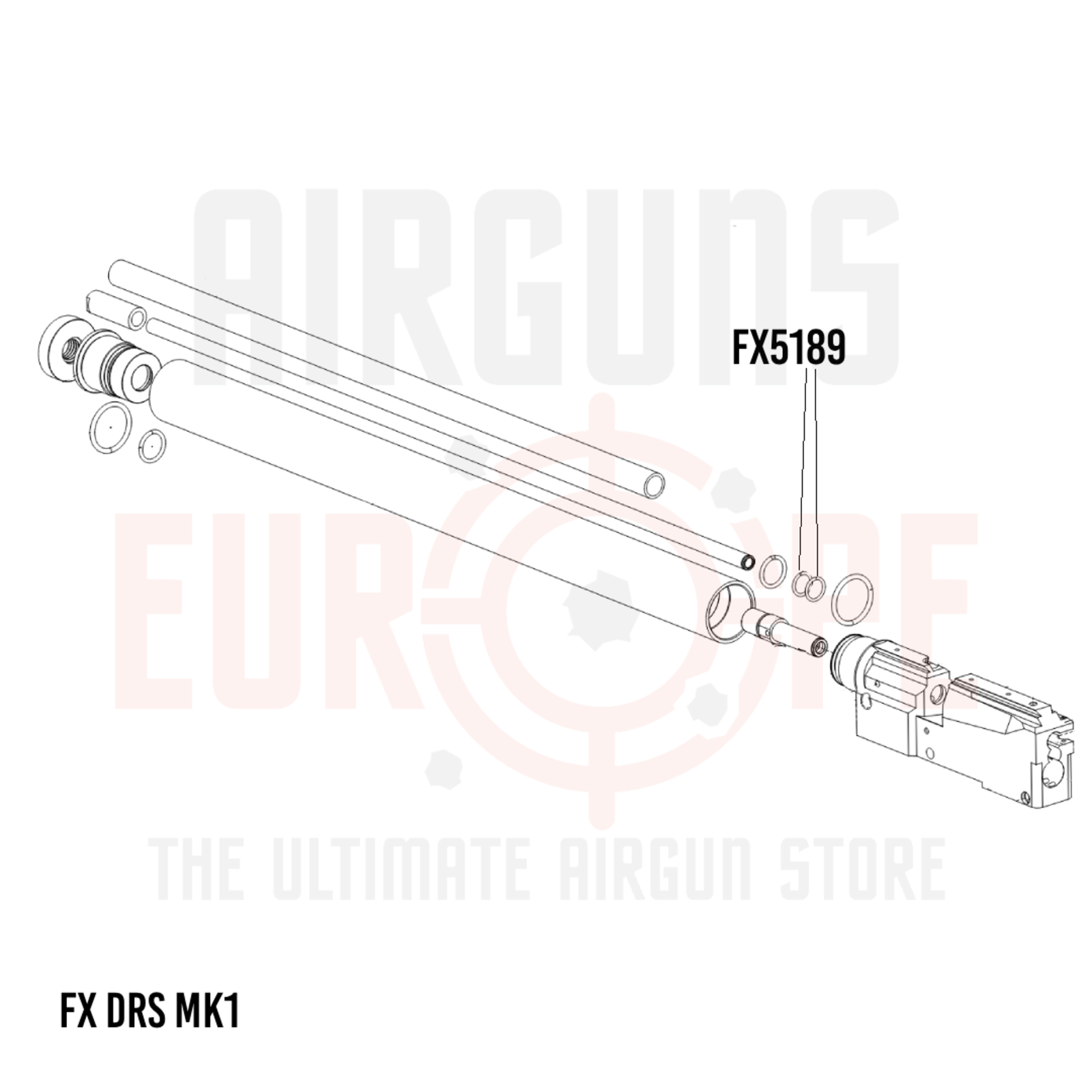 FX Airguns 2x FX5189 FX DRS Tranferport seal
