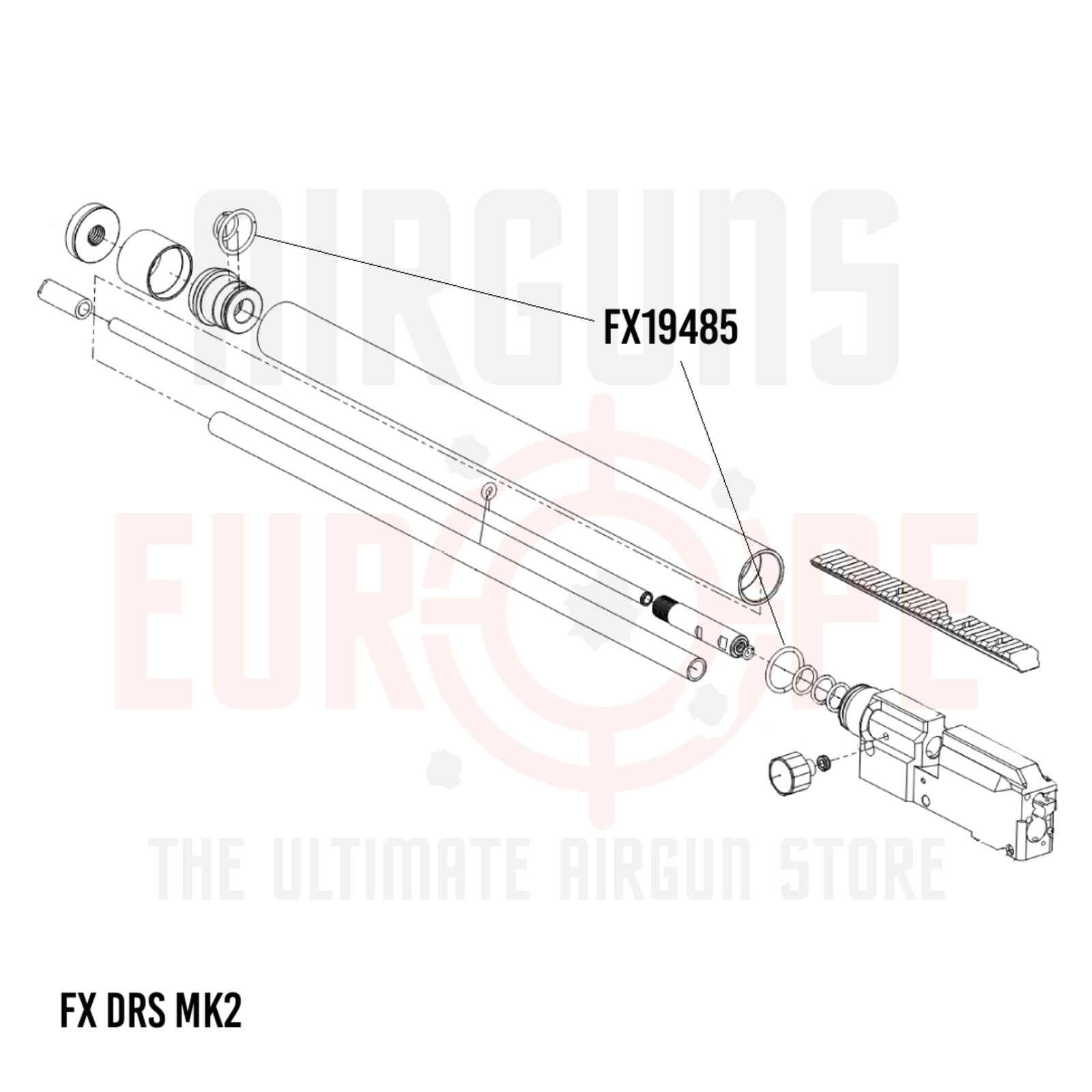 FX Airguns FX19485 Plenum tube seal