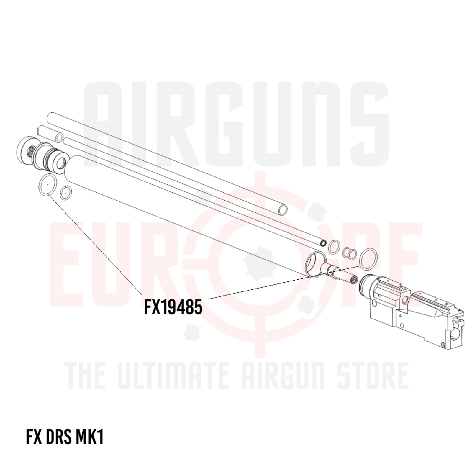 FX Airguns FX19485 Plenum tube seal