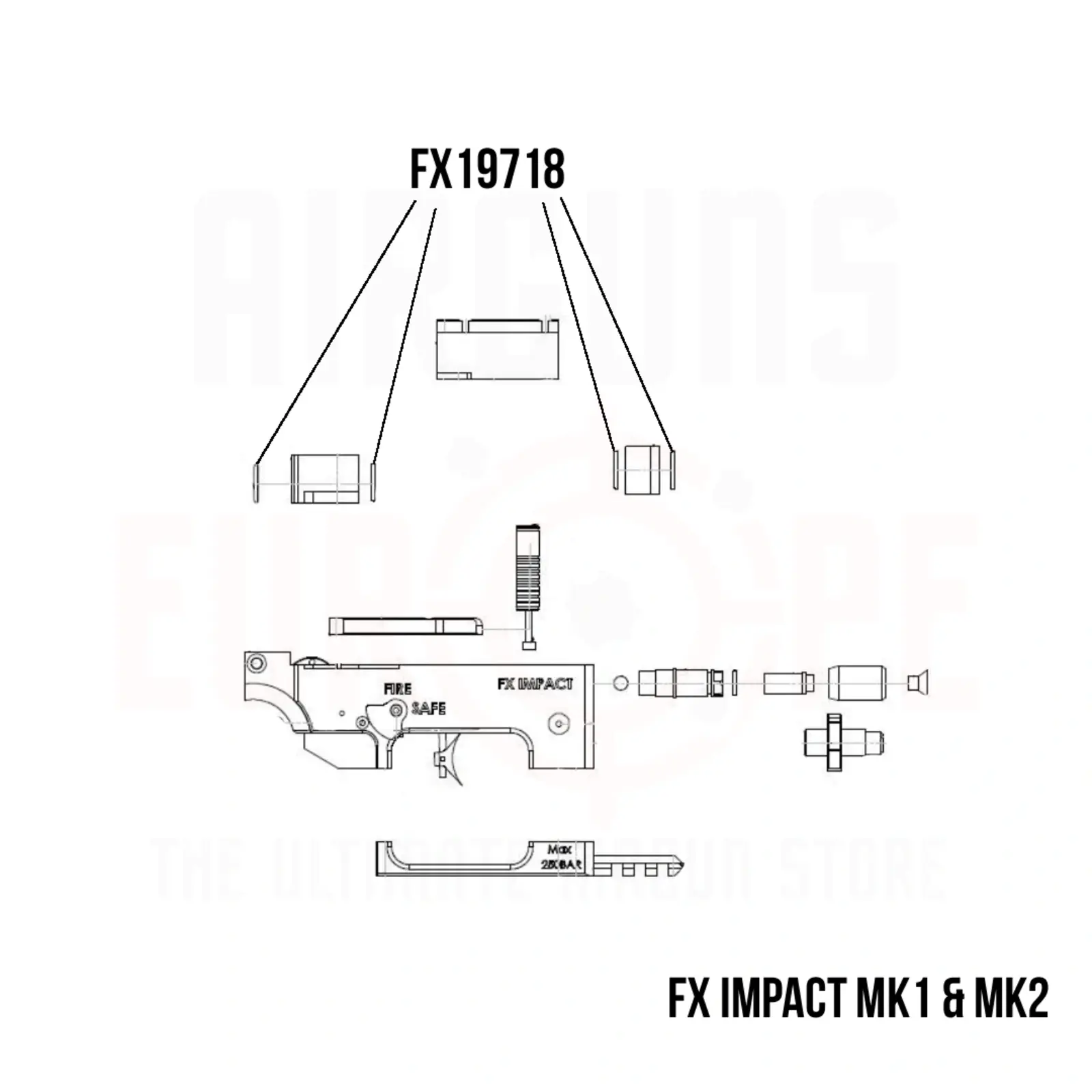 FX Airguns FX19718 FX Impact Barrel Centering-ring
