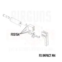 FX Airguns FX5154 Valve house ext. seal o-ring