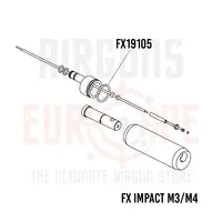 FX Airguns FX19105 Power plenum valvetube-end O-ring