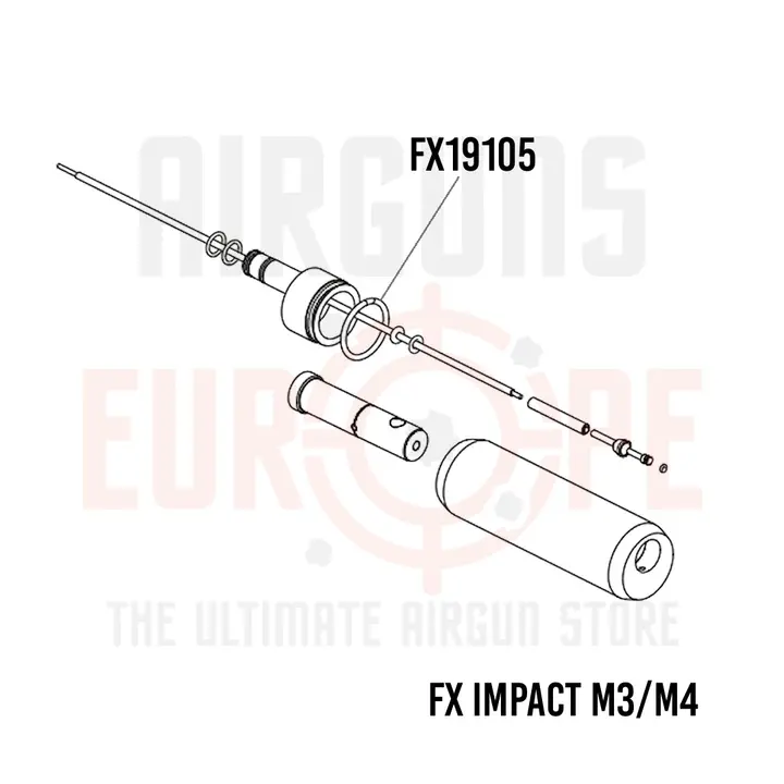 FX19105 Power plenum valvetube-end O-ring