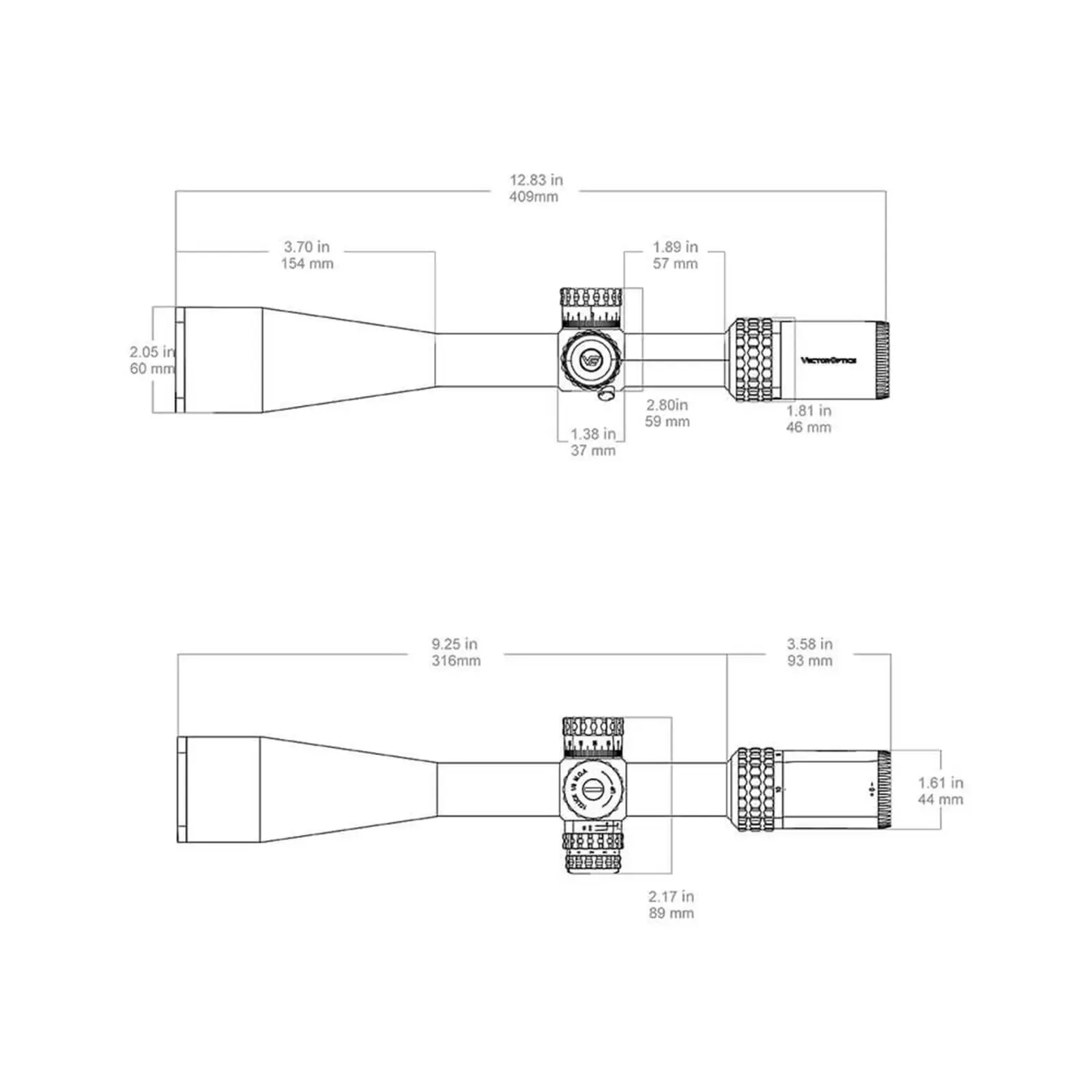 Vector Optics Vector Optics Sentinel-X Pro COM-25M | 10-40x50