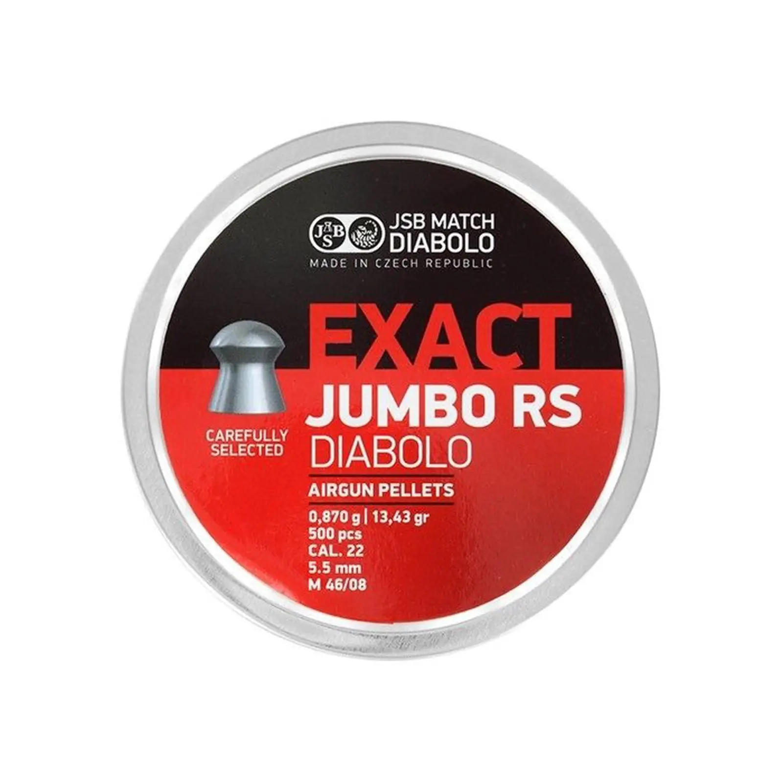 JSB JSB Exact Jumbo RS 5.5mm (.22) | 13.43gr | 500pcs