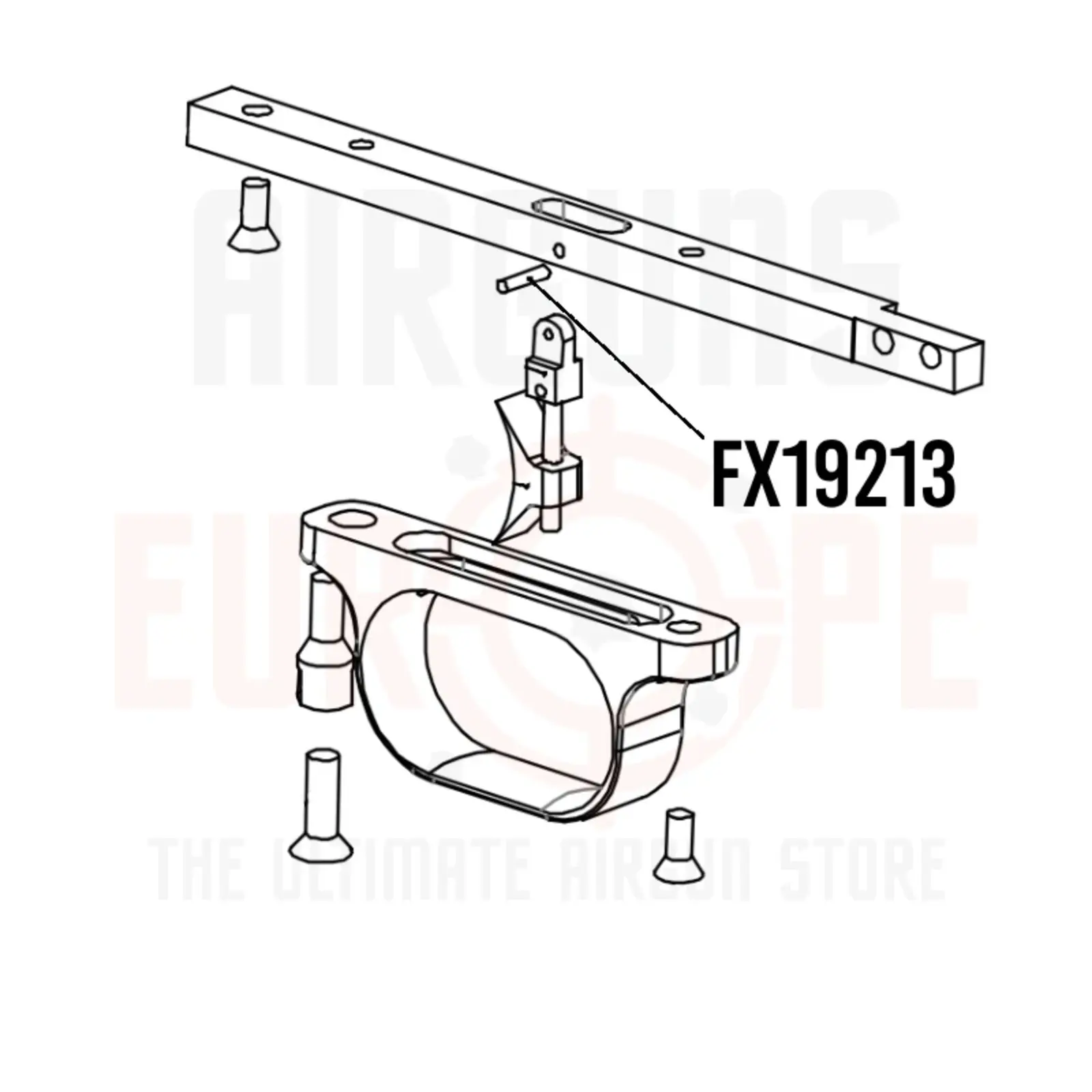 FX Airguns FX19213 Trigger bar pivot pin | FX Wildcat/Maverick