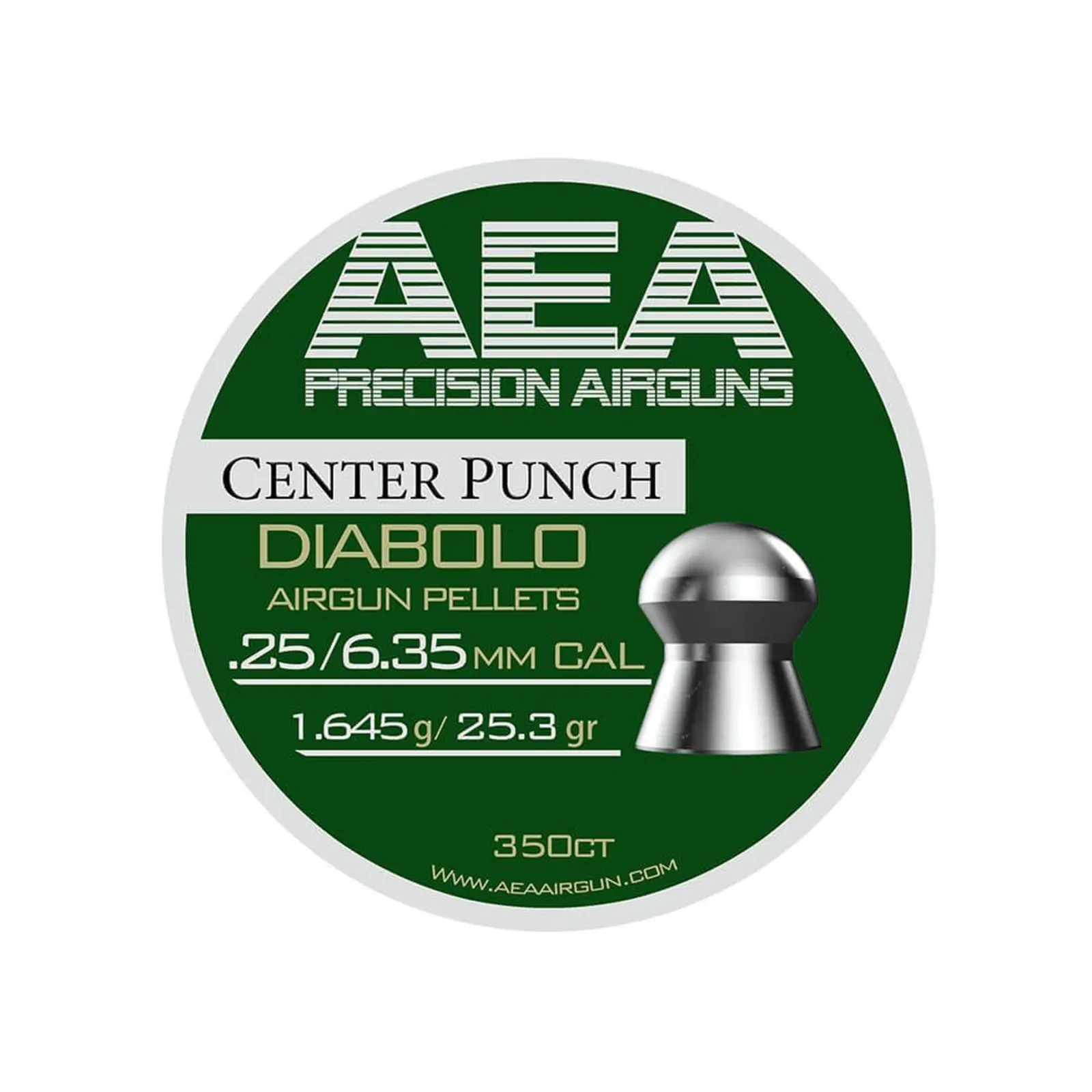 AEA AEA Center Punch Pellets 6.35mm (.25) | 25.3gr