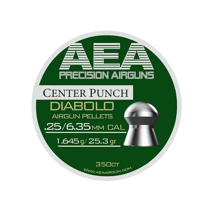 AEA Center Punch Pellets 6.35mm (.25) | 25.3gr