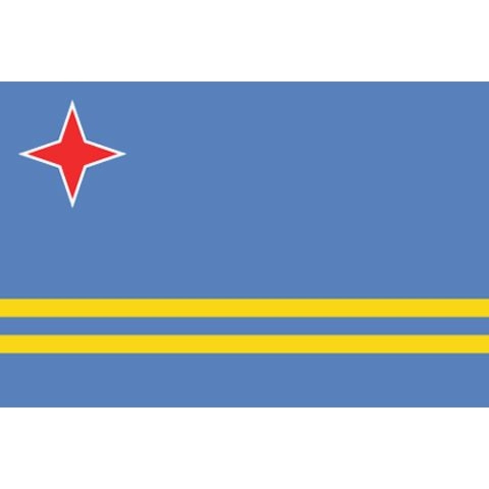 Fosco Industries Vlag Aruba / Arubaanse Vlag