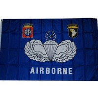 Fosco Industries Vlag Airborne Blauw