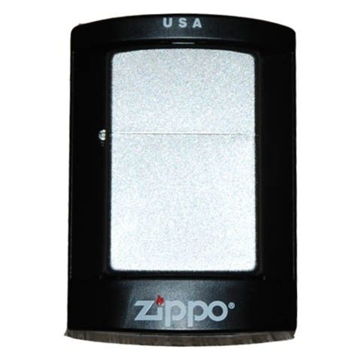 Zippo reg satin chrome