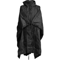 Poncho Ripstop In Zwart & Groen