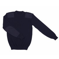 Commando Trui Wol Navy Blauw