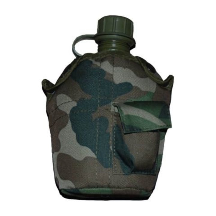 Veldfles Met Camouflage Hoes