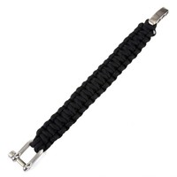 101 Inc PARACORD Armband 9 INCH Zwart