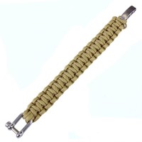 101 Inc PARACORD Armband 9 INCH Coyote