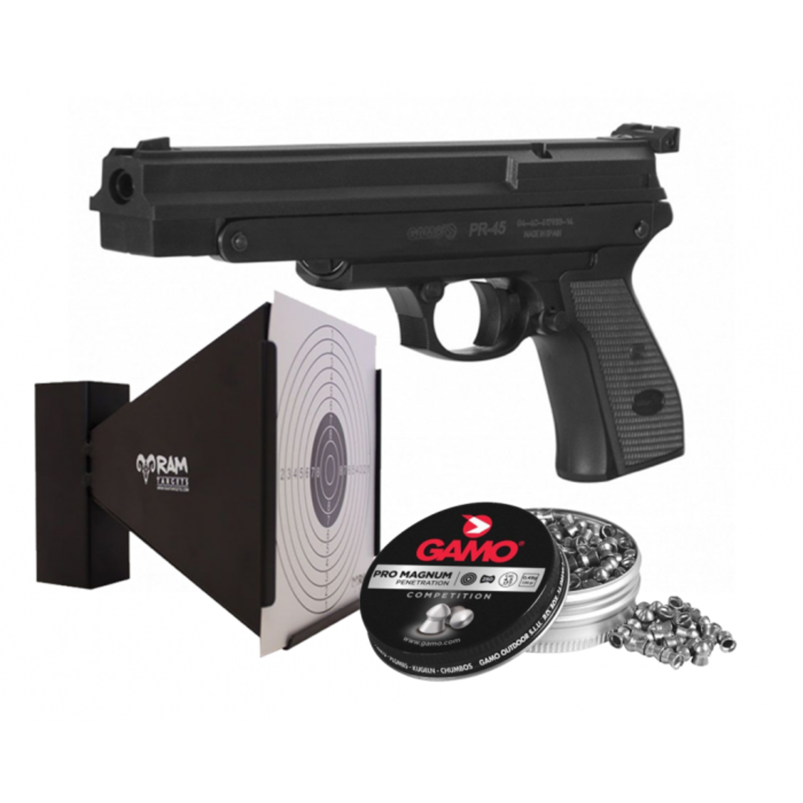 Gamo PR 45 4,5mm Luchtpistool Set