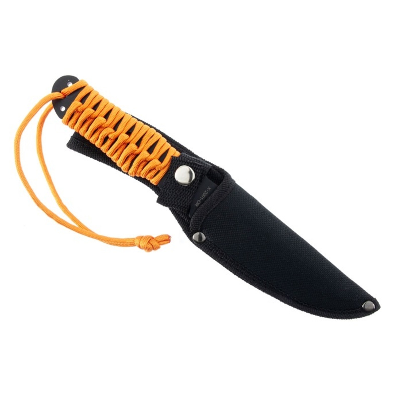 X-Treme X-treme vast survival mes met Orange Paracord
