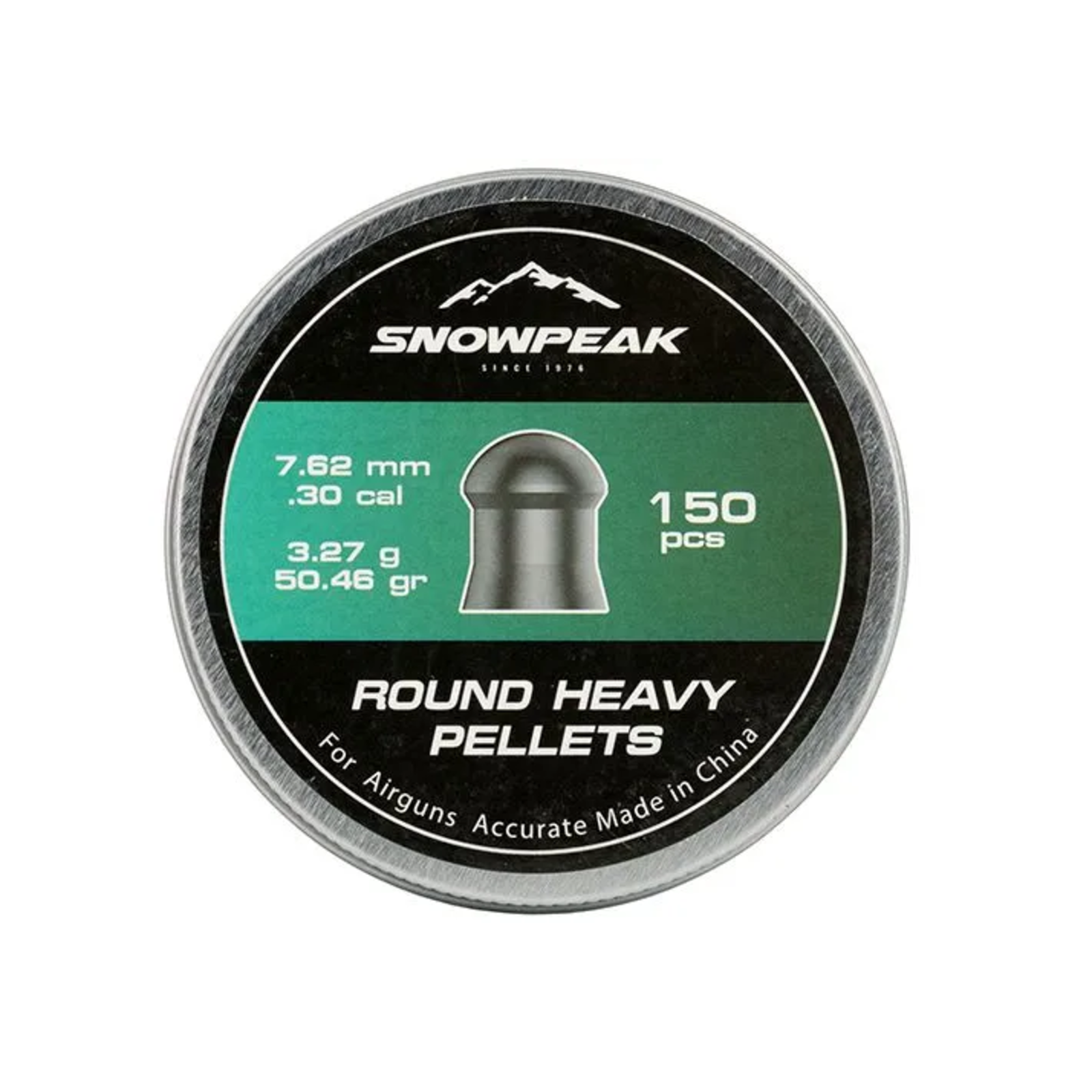 Artemis / Snowpeak Airguns Round Heavy Pellets 7,62mm | 50.46 grain