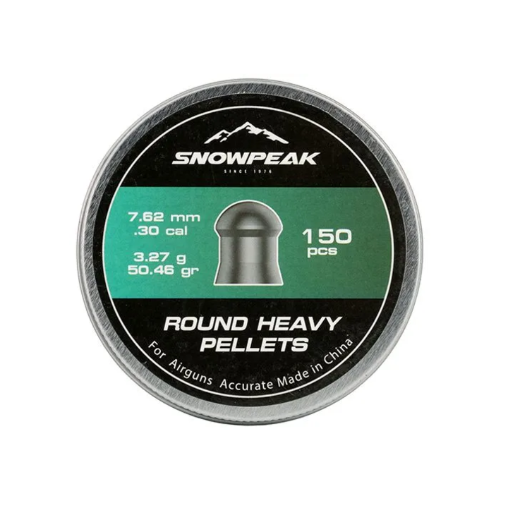 Snowpeak Round Heavy Pellets 7,62mm | 50.46 grain