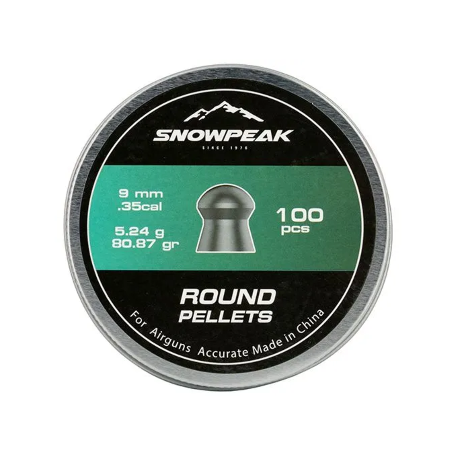 Artemis / Snowpeak Airguns Round Pellets 9mm | 80.87 grain