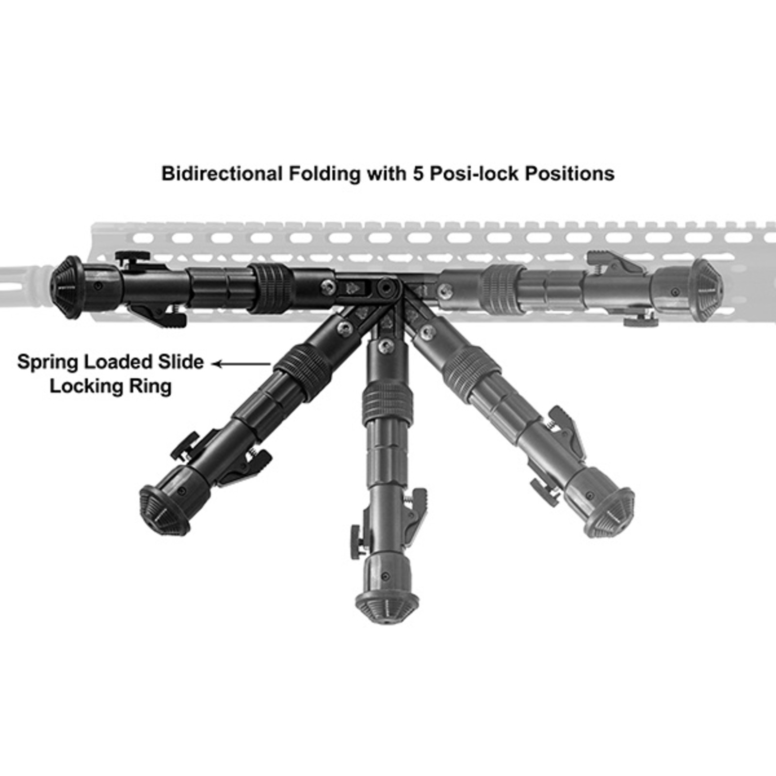 UTG  Recon Flex Bipod Keymod