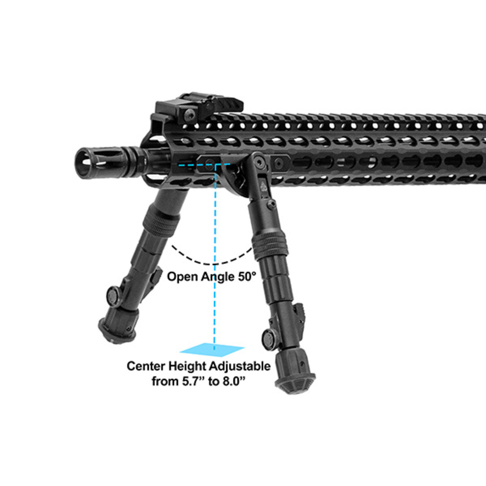 UTG  Recon Flex Bipod Keymod