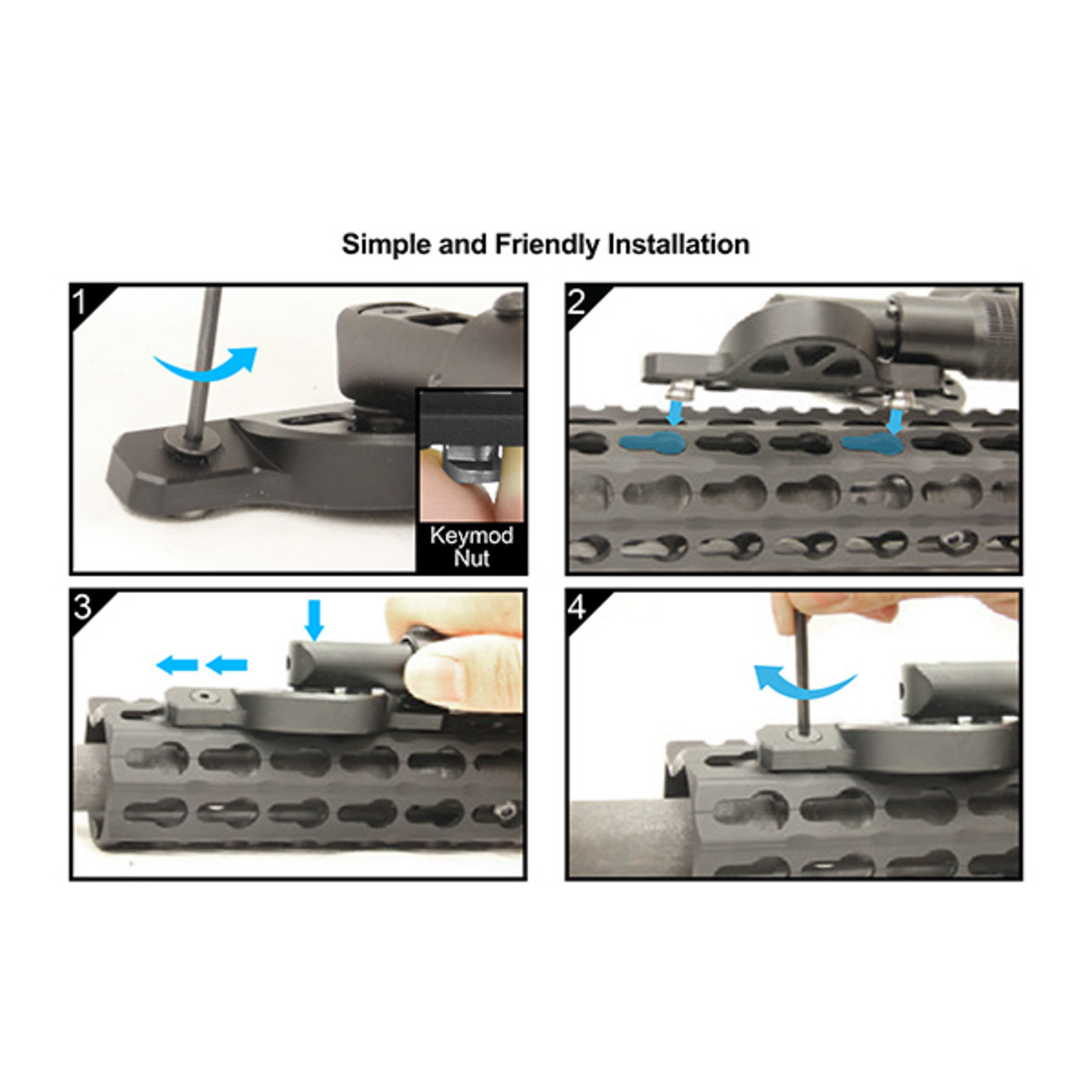 UTG  Recon Flex Bipod Keymod