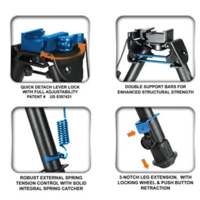 UTG Bipod UTG Tactical OP QD | High