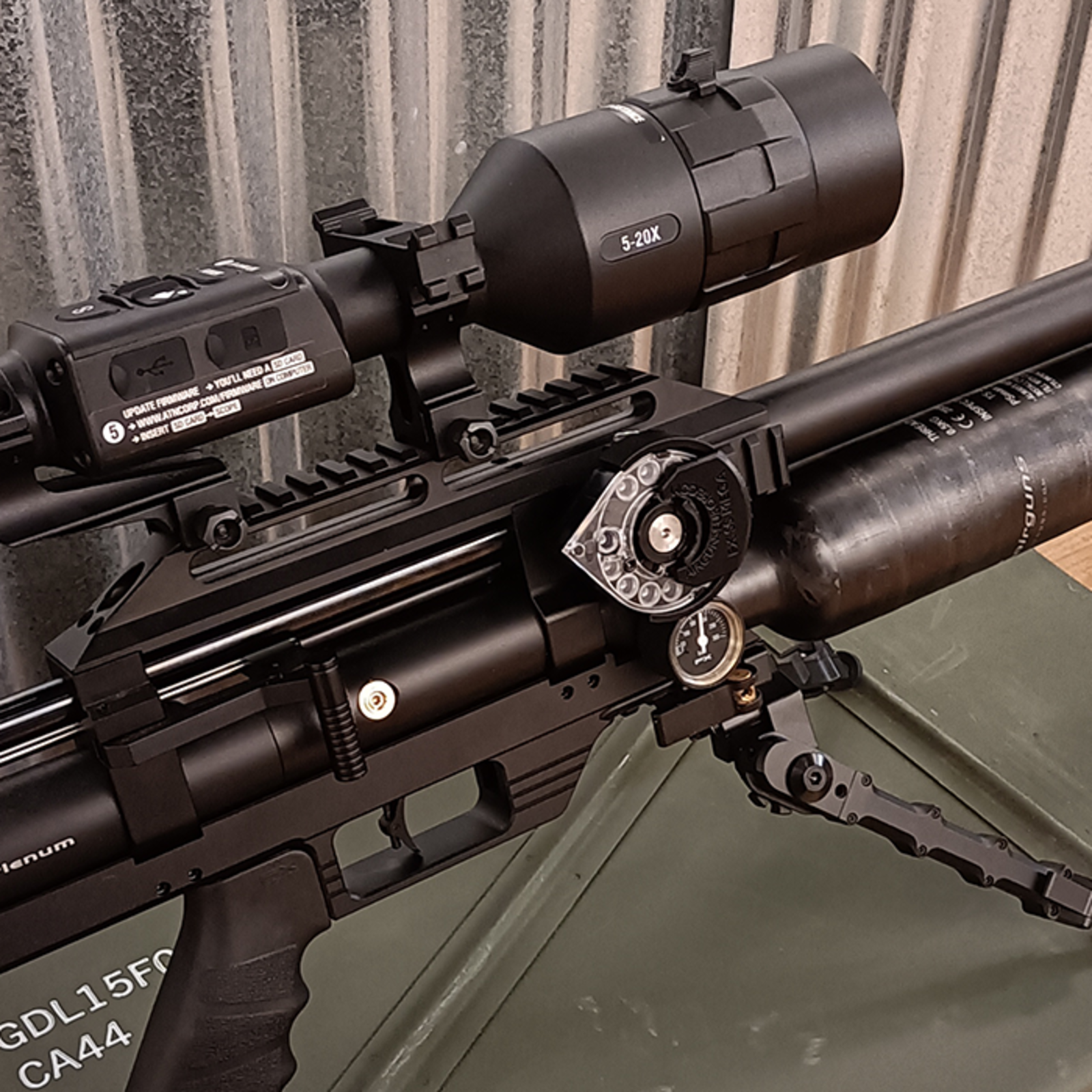 Airgunseurope FX Side Shot Mega magazijnhouder | 22mm picatinny