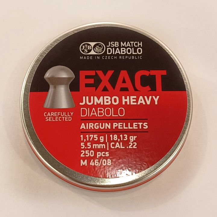 JSB Exact Jumbo Heavy 5,5mm | 18.13 grains | 250