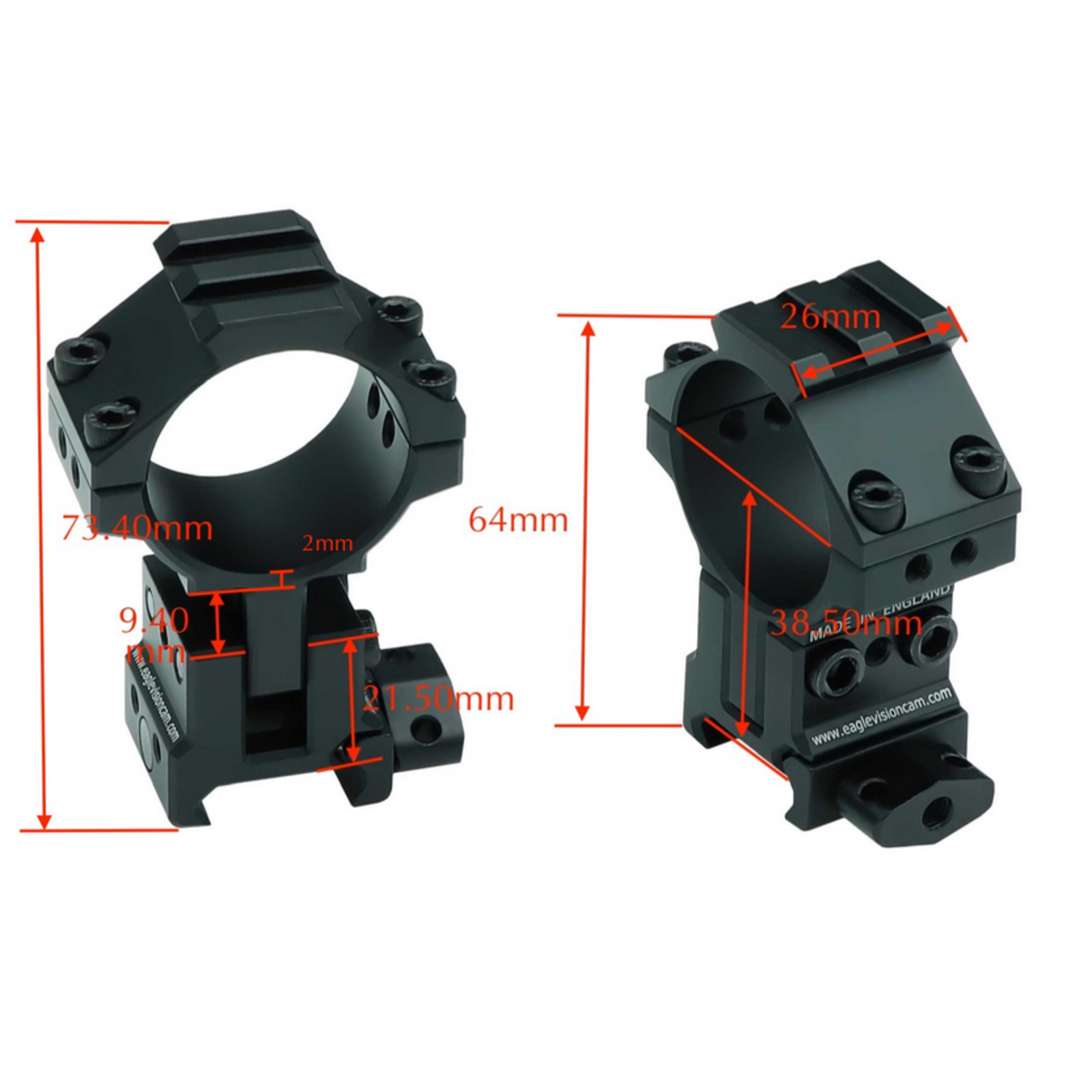 Eagle Vision Verstelbare montage Infinity IPS-30 | 30 mm | Picatinny/weaver