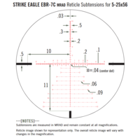 Vortex Strike Eagle 5-25x56 FFP EBR-7C MRAD