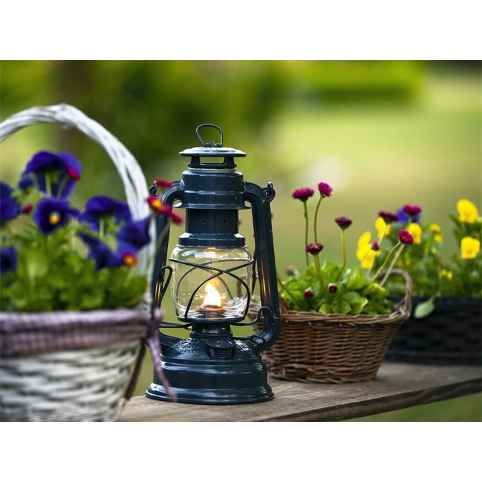 Feuerhand Feuerhand Stormlamp 276 Antraciet Grijs