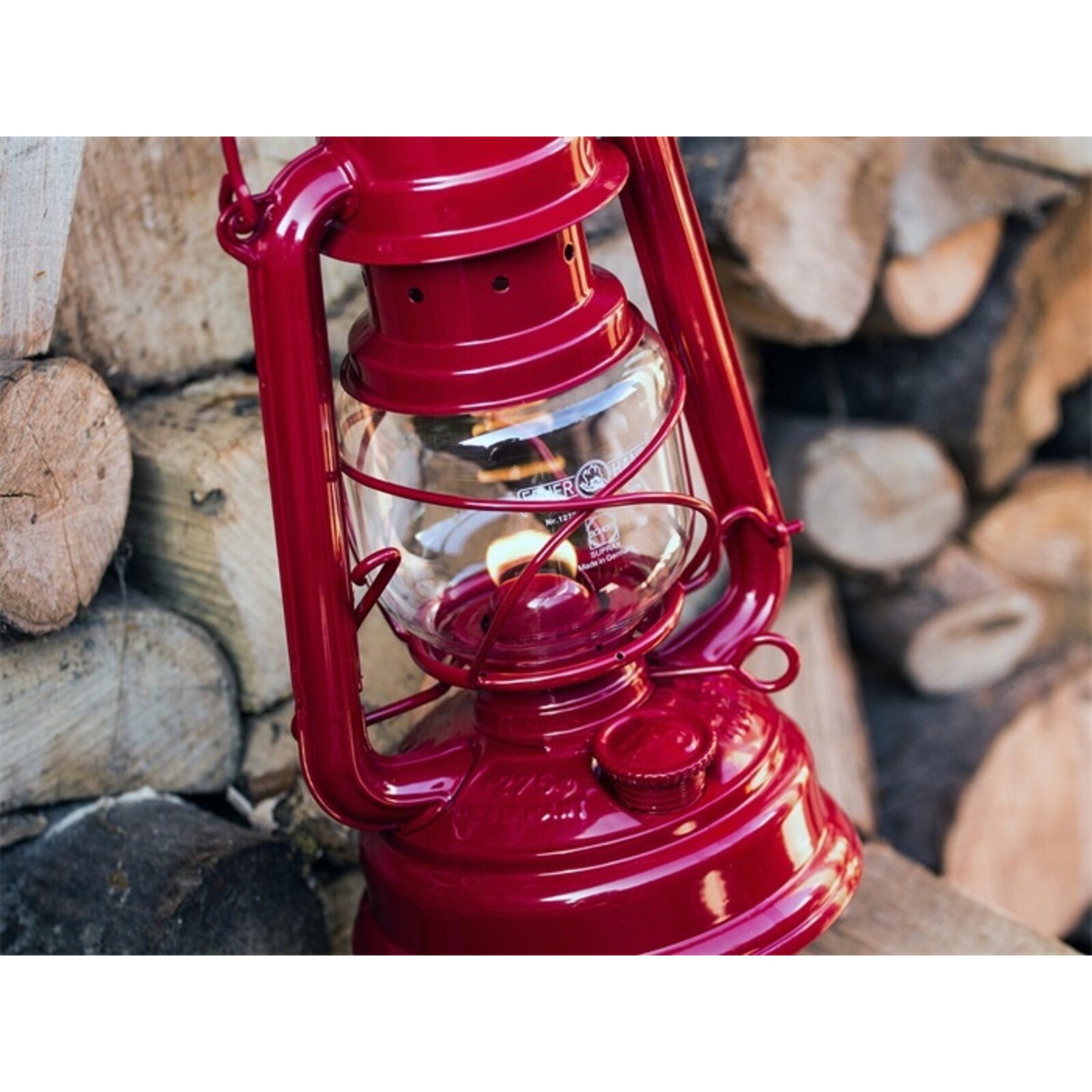 Feuerhand Feuerhand Stormlamp 276  Robijn Rood