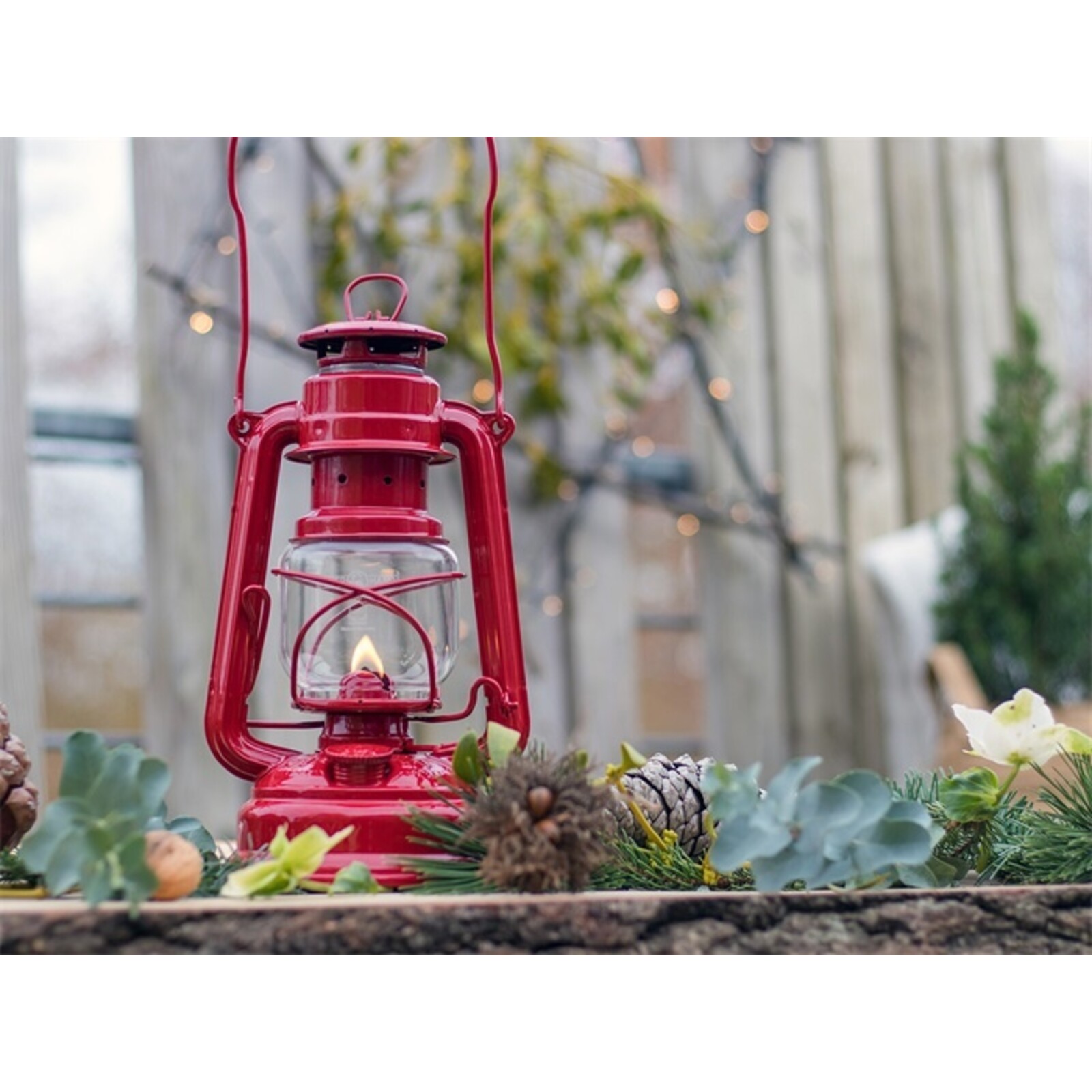 Feuerhand Feuerhand Stormlamp 276  Robijn Rood