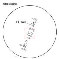 FX Airguns 2x FX 19731 | AMP Regulator stelschroef o-ringen