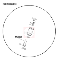 FX Airguns FX 20858 | AMP Regulator Piston Messing (16mm)