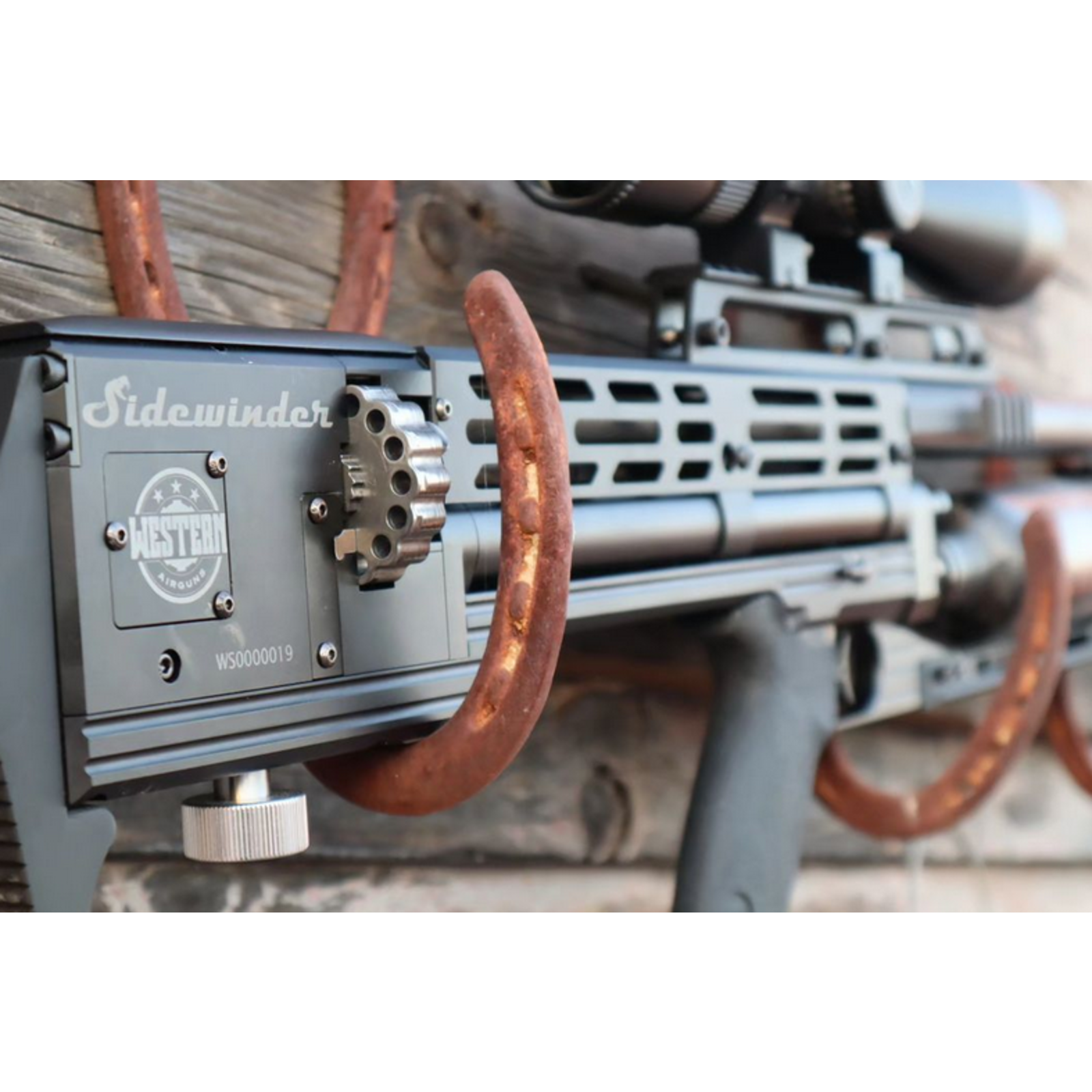 Western Airguns Western Airguns Sidewinder Full-/Semi Automatisch PCP Luchtbuks