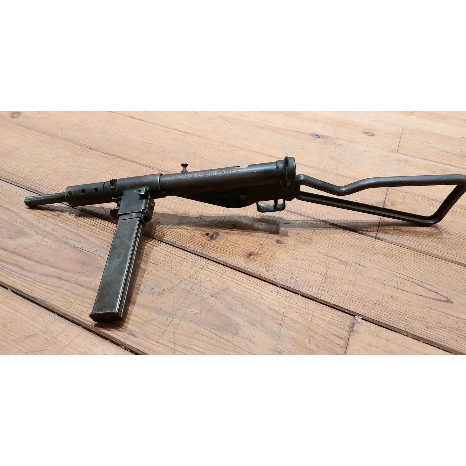 Gedeactiveerde STEN MKII Machinepistool