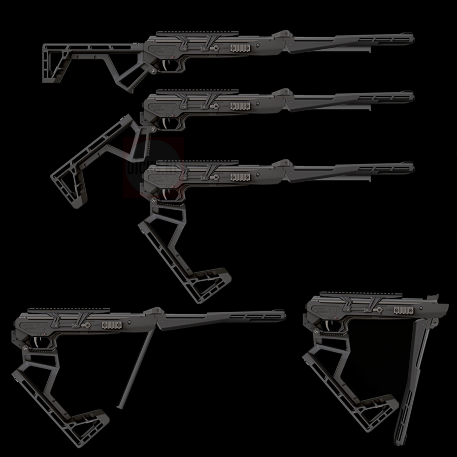 Black Bunker Black Bunker BM8 Black Thread