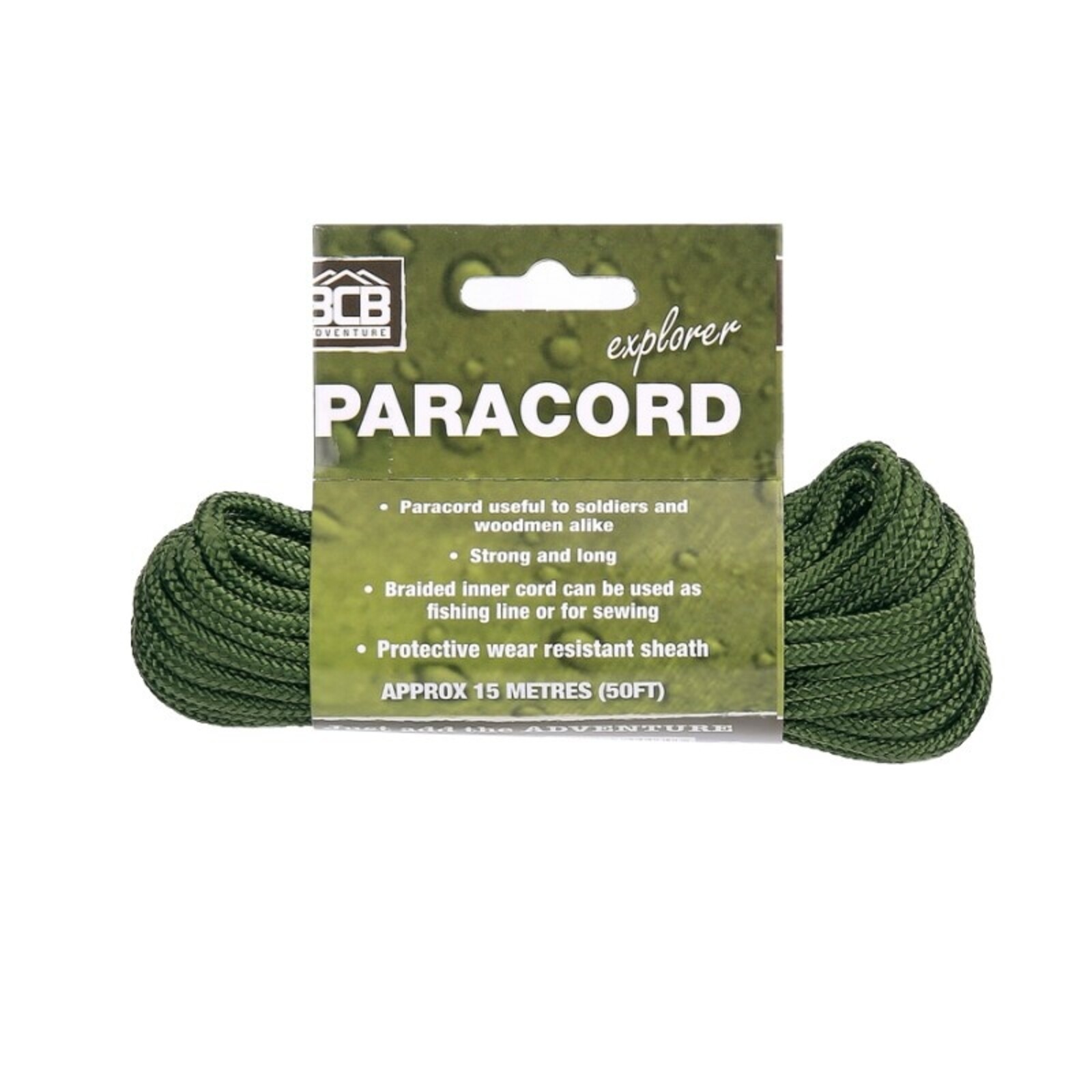 BCB Paracord 15m Groen