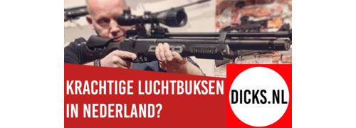 Welke  luchtbuksen mogen in Nederland?