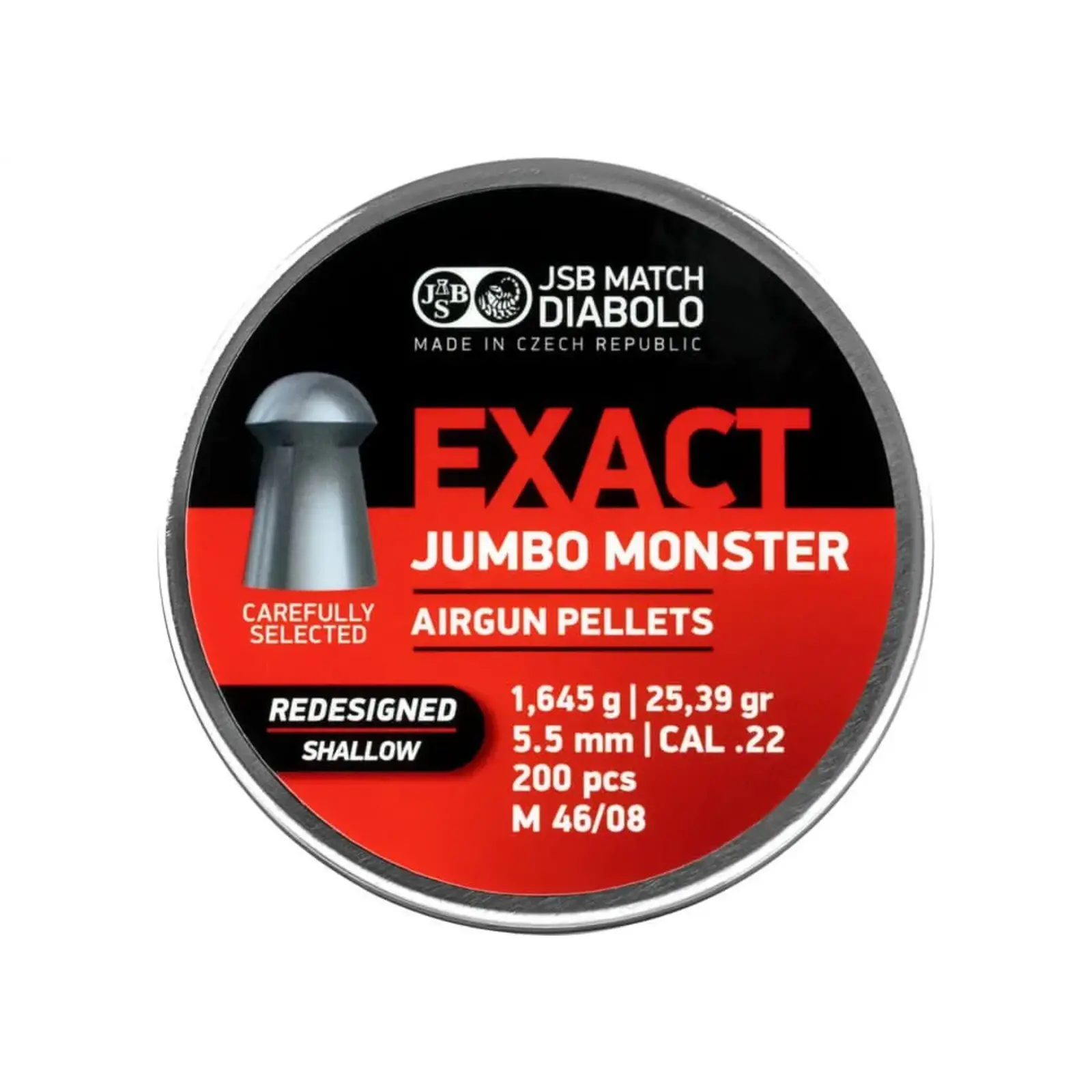 JSB JSB Jumbo Monster Redesign Shallow 5.52mm | 25.39gr | 200 stuks