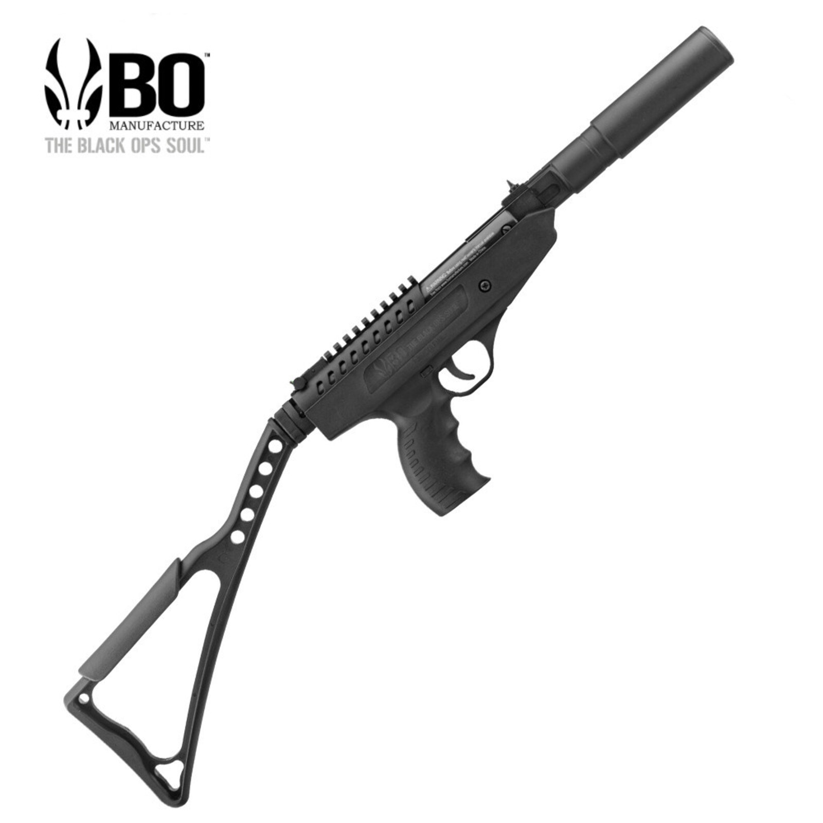 Black Ops Manufacturing BO Langley Silencer Knikloop pistool