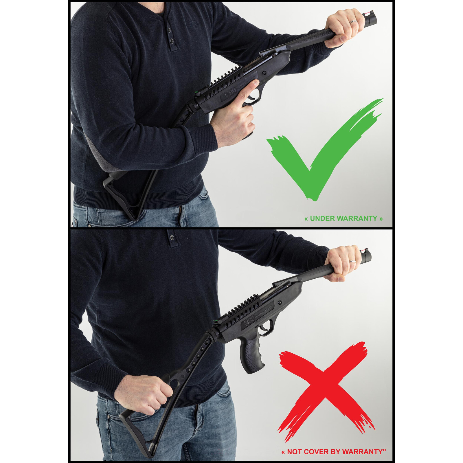 Black Ops Manufacturing BO Langley Silencer Knikloop pistool